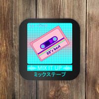 Retro Japanese Vaporwave Mix Tape Coaster