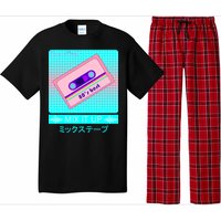 Retro Japanese Vaporwave Mix Tape Pajama Set