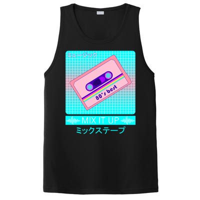 Retro Japanese Vaporwave Mix Tape PosiCharge Competitor Tank