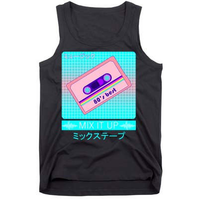 Retro Japanese Vaporwave Mix Tape Tank Top