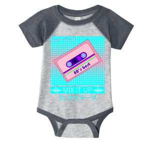 Retro Japanese Vaporwave Mix Tape Infant Baby Jersey Bodysuit