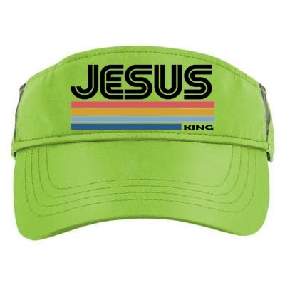 Retro Jesus King Adult Drive Performance Visor