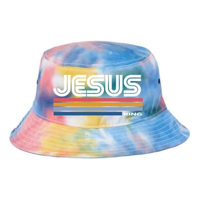 Retro Jesus King Tie Dye Newport Bucket Hat