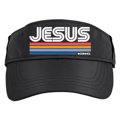 Retro Jesus King Adult Drive Performance Visor