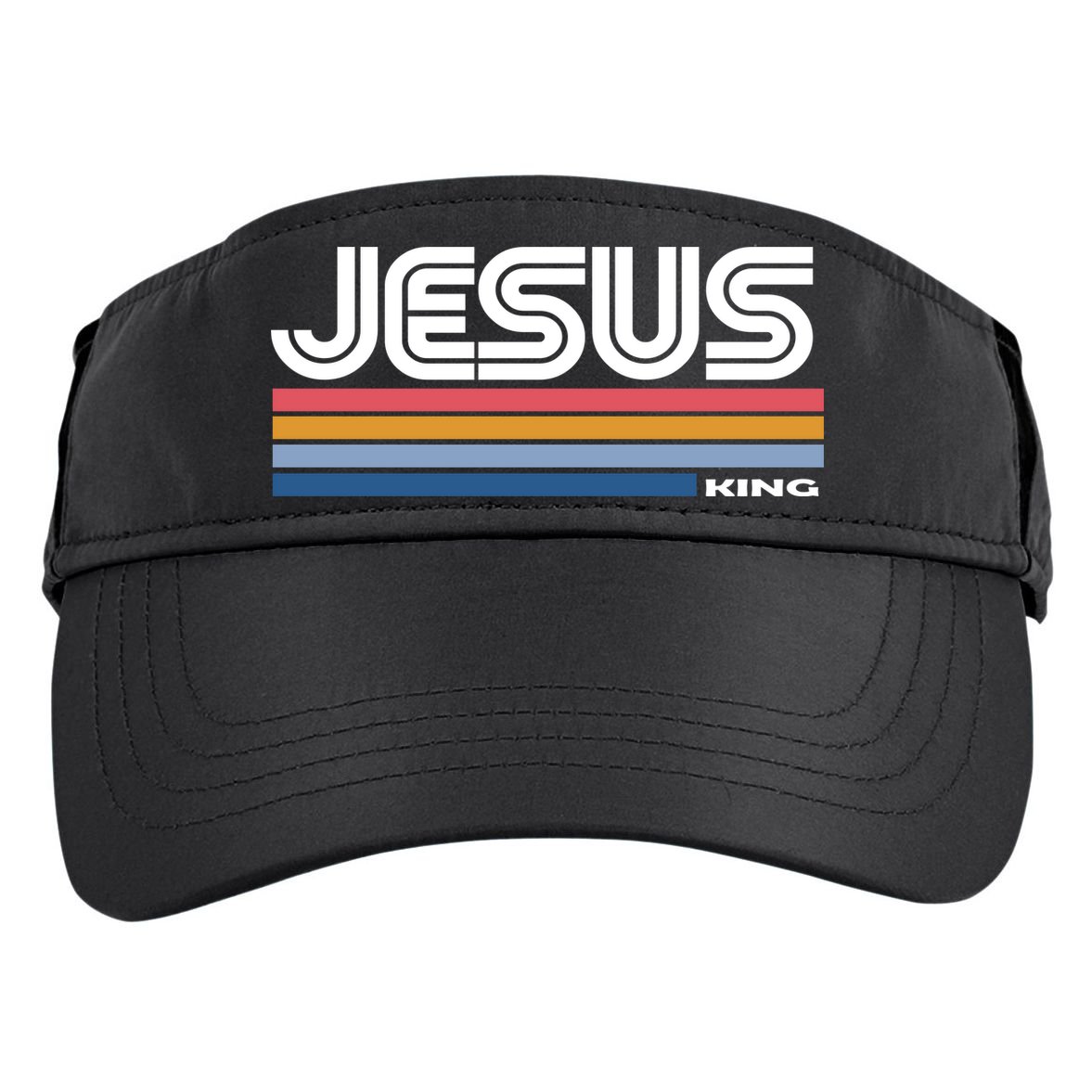 Retro Jesus King Adult Drive Performance Visor