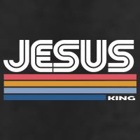 Retro Jesus King Adult Drive Performance Visor