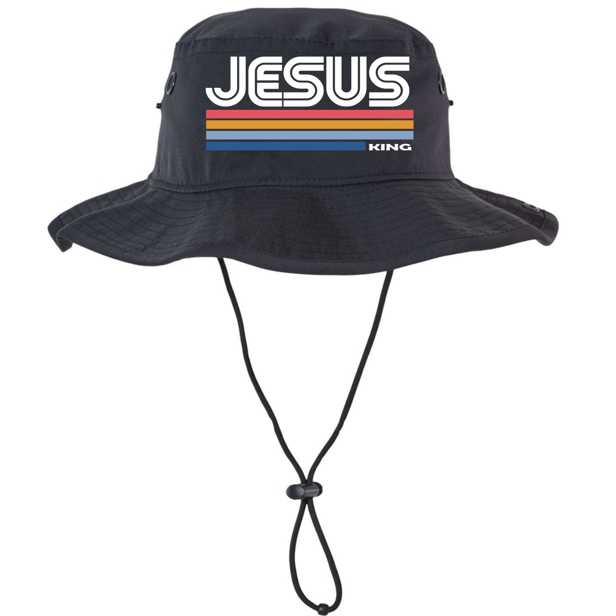 Retro Jesus King Bucket Hat