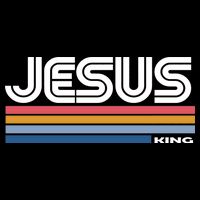Retro Jesus King Crop Top
