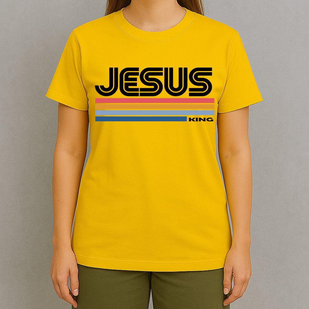 Retro Jesus King T-Shirt