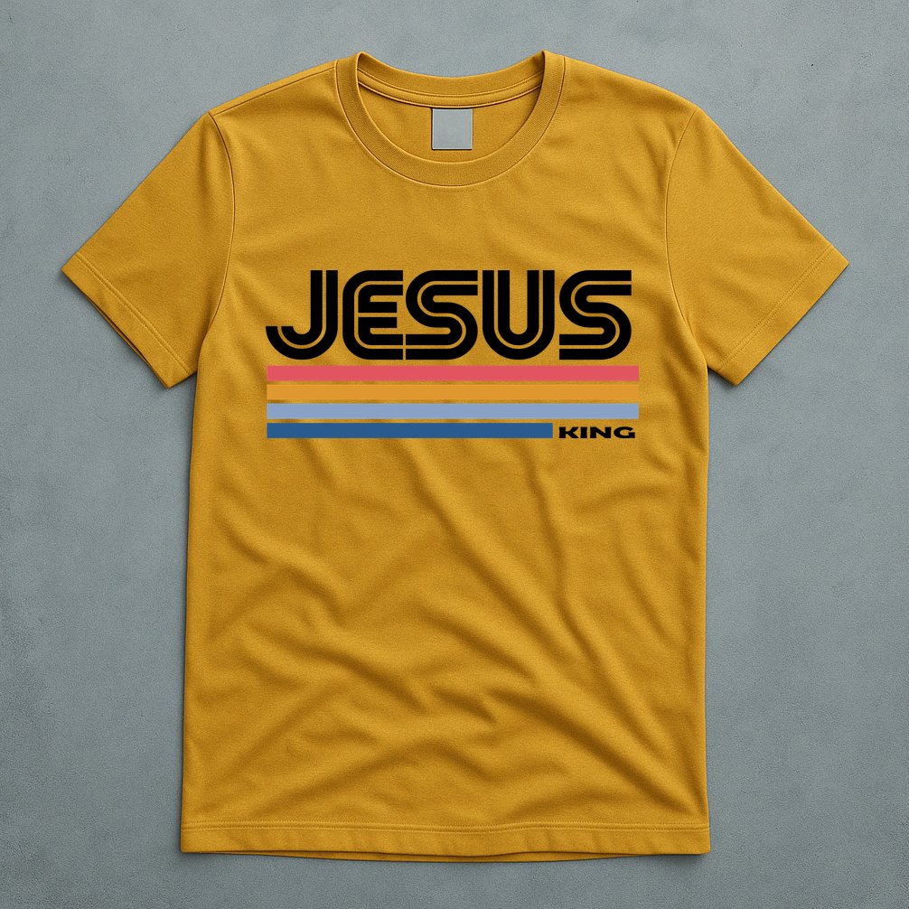 Retro Jesus King T-Shirt