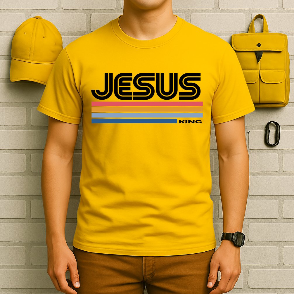 Retro Jesus King T-Shirt