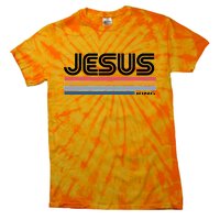 Retro Jesus King Tie-Dye T-Shirt