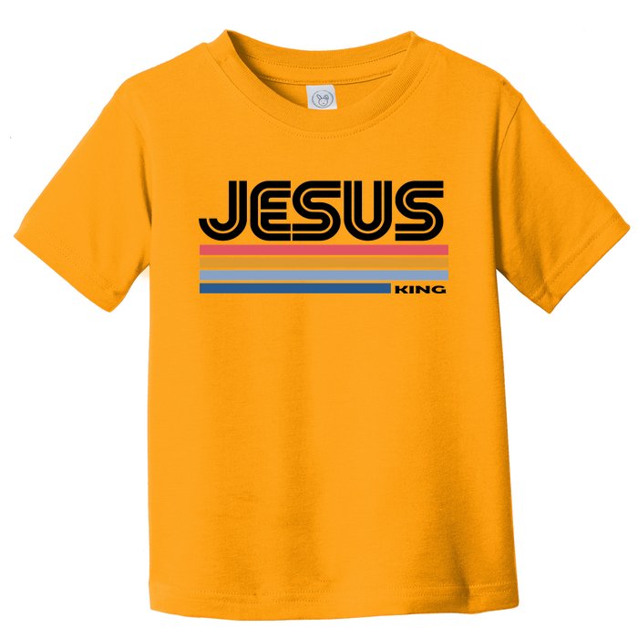 Retro Jesus King Toddler T-Shirt