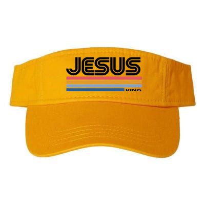 Retro Jesus King Valucap Bio-Washed Visor