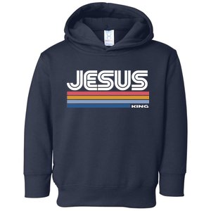 Retro Jesus King Toddler Hoodie