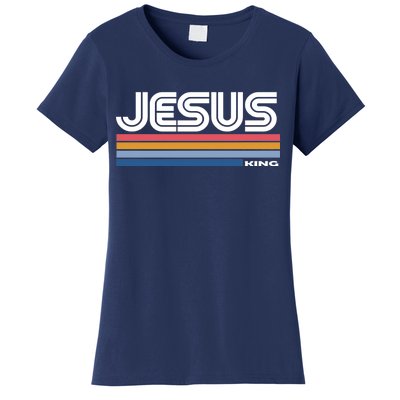 Retro Jesus King Women's T-Shirt