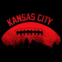 Retro Kansas City Football Skyline T-Shirt