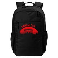 Retro Kansas City Football Skyline Daily Commute Backpack