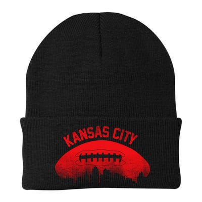 Retro Kansas City Football Skyline Beanie