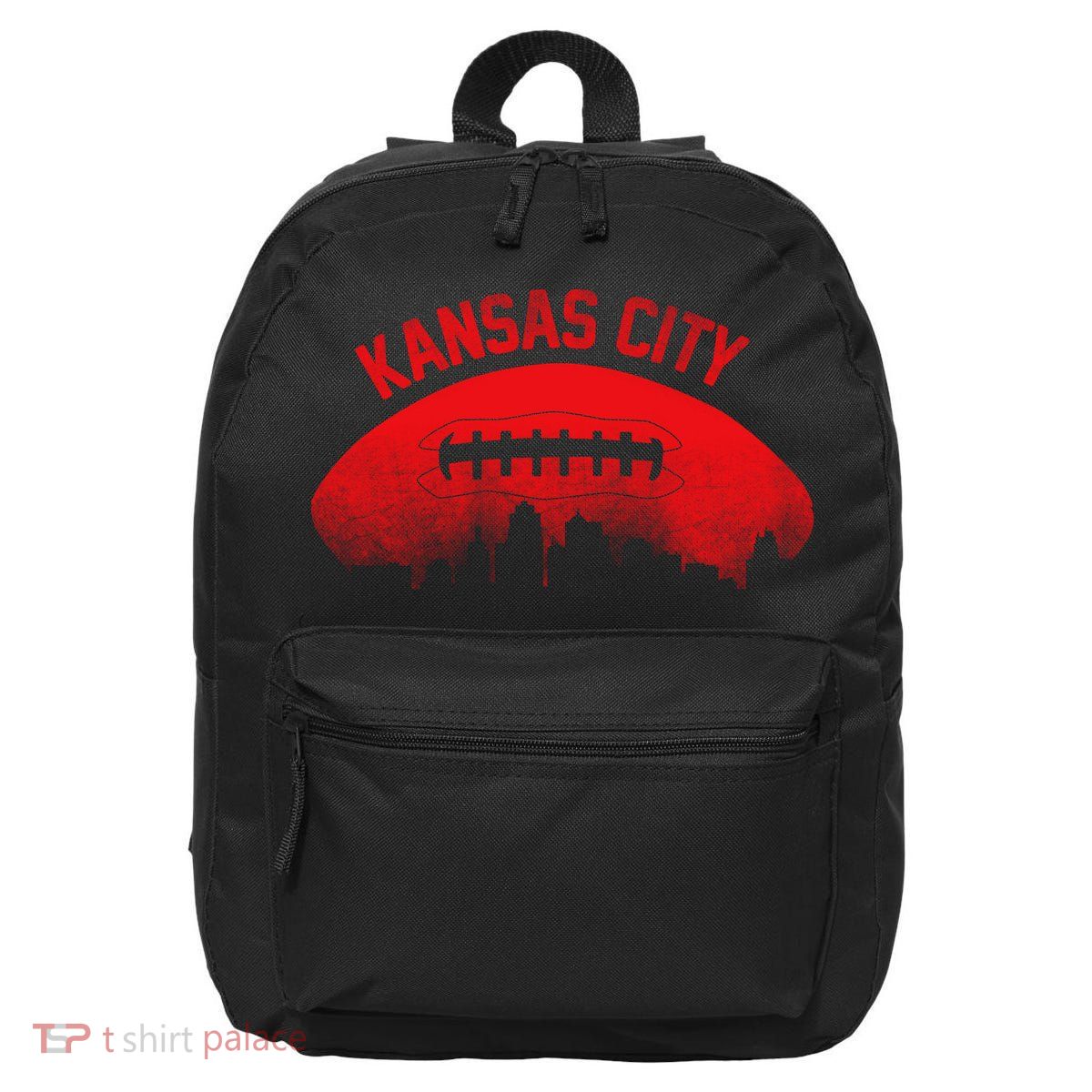 Retro Kansas City Football Skyline 16 in Basic Backpack