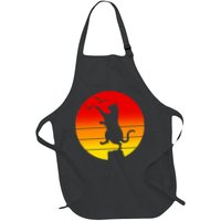 Retro Karate Cat 80's Movies Apron