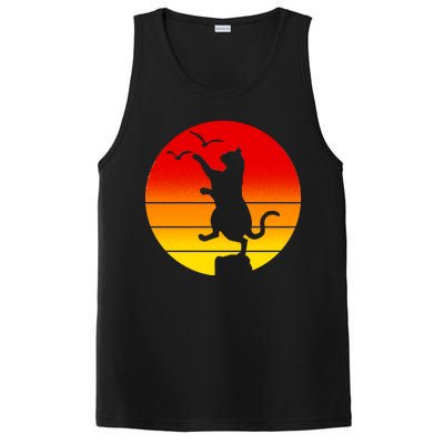 Retro Karate Cat 80's Movies PosiCharge Competitor Tank