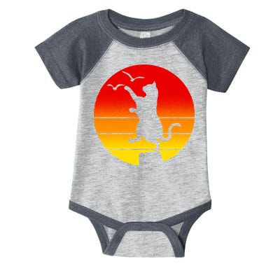 Retro Karate Cat 80's Movies Infant Baby Jersey Bodysuit