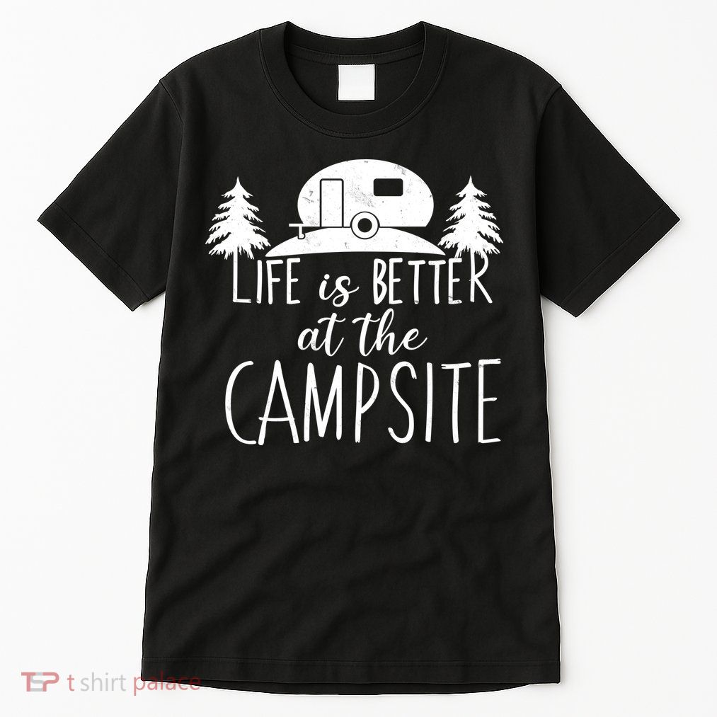 Retro Life is Better At The Campsite  Tall T-Shirt