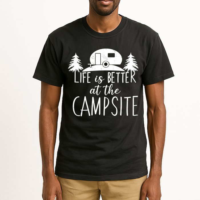 Retro Life is Better At The Campsite  Tall T-Shirt
