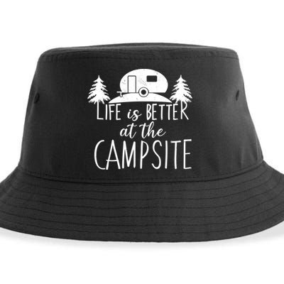 Retro Life is Better At The Campsite  Sustainable Bucket Hat