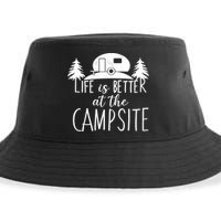 Retro Life is Better At The Campsite  Sustainable Bucket Hat