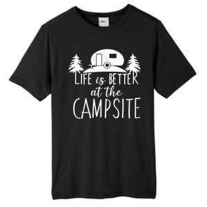 Retro Life is Better At The Campsite  Tall Fusion ChromaSoft Performance T-Shirt