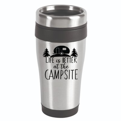 Retro Life is Better At The Campsite  16oz Travel Tumbler