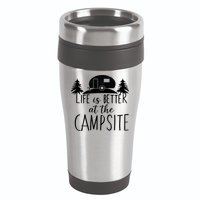 Retro Life is Better At The Campsite  16oz Travel Tumbler