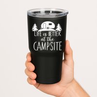 Retro Life is Better At The Campsite  Tumbler