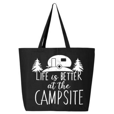 Retro Life is Better At The Campsite  25L Jumbo Tote