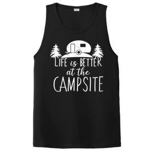 Retro Life is Better At The Campsite  PosiCharge Competitor Tank