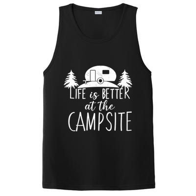 Retro Life is Better At The Campsite  PosiCharge Competitor Tank