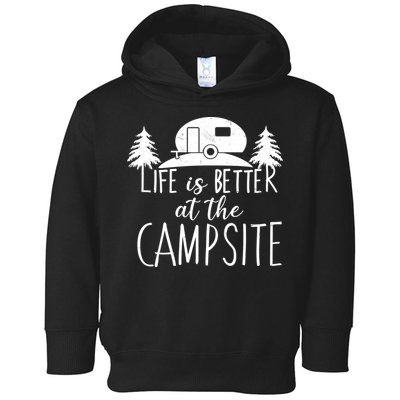 Retro Life is Better At The Campsite  Toddler Hoodie