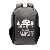 Retro Life is Better At The Campsite  Vector Backpack