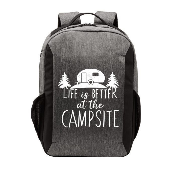 Retro Life is Better At The Campsite  Vector Backpack
