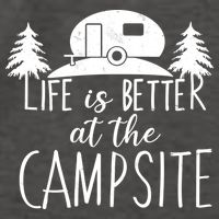 Retro Life is Better At The Campsite  Vector Backpack