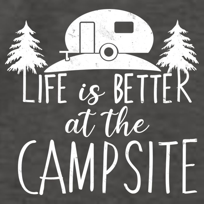 Retro Life is Better At The Campsite  Vector Backpack
