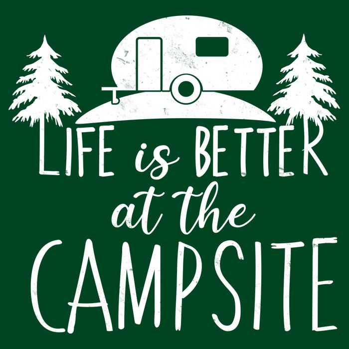 Retro Life is Better At The Campsite  Performance Shirt
