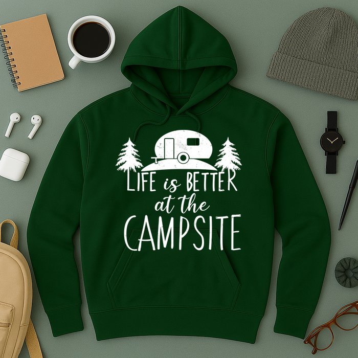 Retro Life is Better At The Campsite  Hoodie