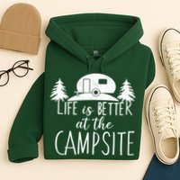 Retro Life is Better At The Campsite  Hoodie