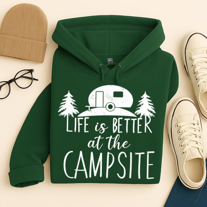 Retro Life is Better At The Campsite  Hoodie