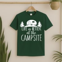 Retro Life is Better At The Campsite  T-Shirt