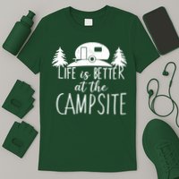 Retro Life is Better At The Campsite  T-Shirt