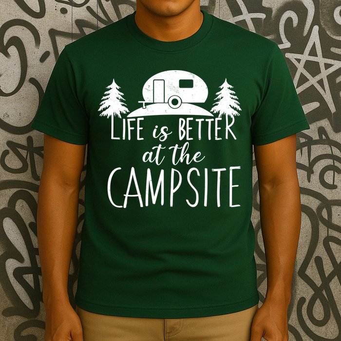Retro Life is Better At The Campsite  T-Shirt